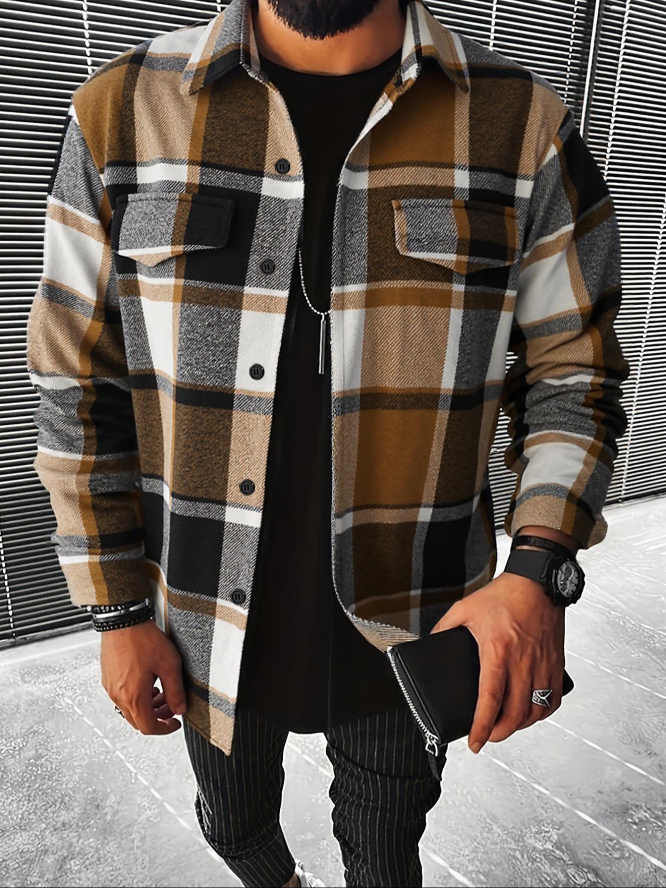Retro Ekose Gömlek Erkekler Ra - Flannel Shirt Lined incelemesi ve fiyatı